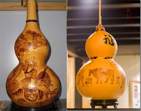 葫芦雕刻样品图